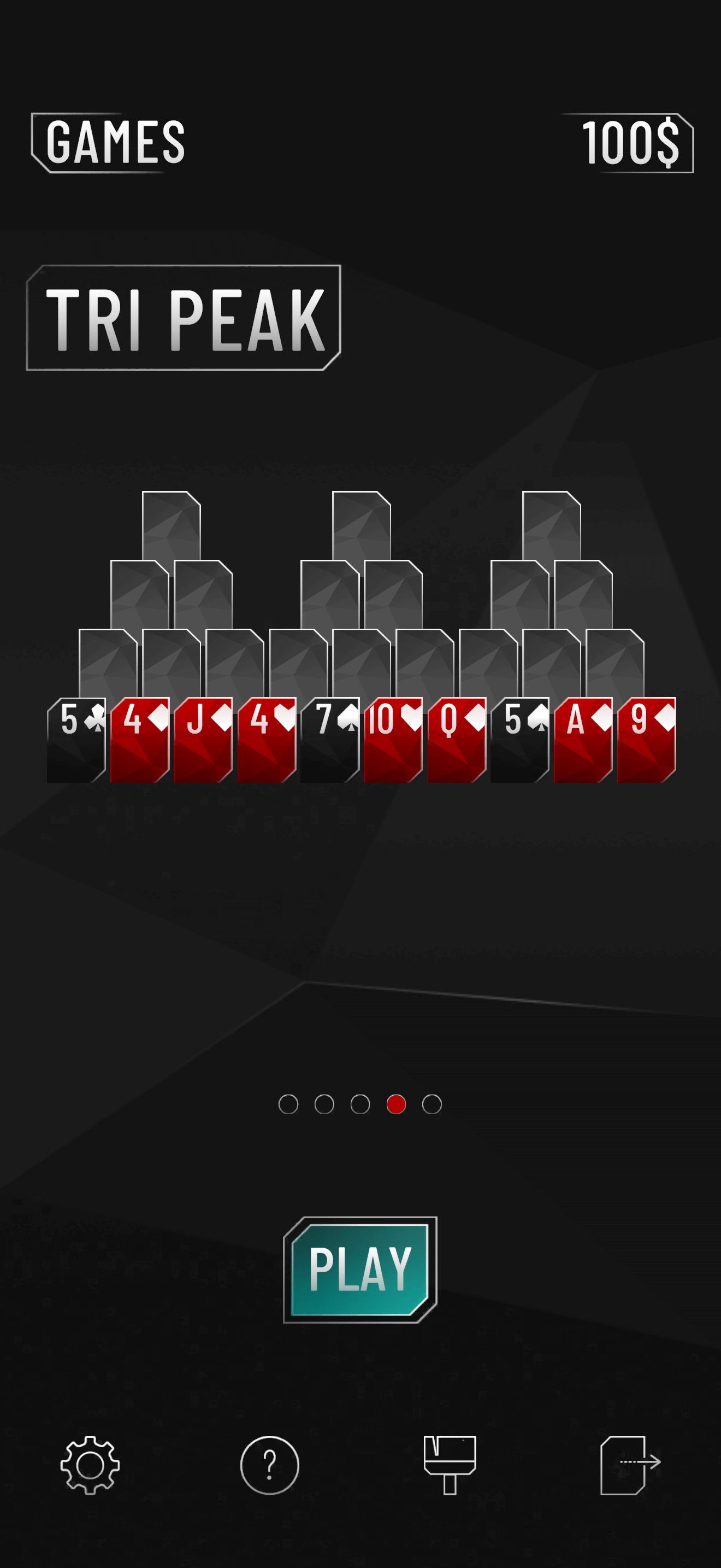 TriPeak Screenshot